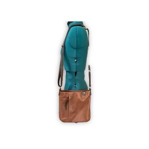 Chala Laser cut Crossbody Bag Faux Leather